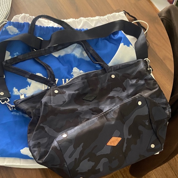 MZ Wallace Handbags - MZ Wallace soho Navy Camouflage Tote